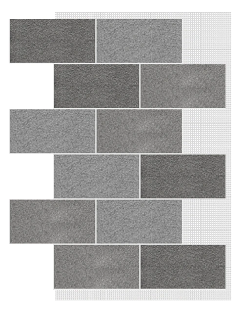 АМК панель блок на сетке, 200 - Серый микс