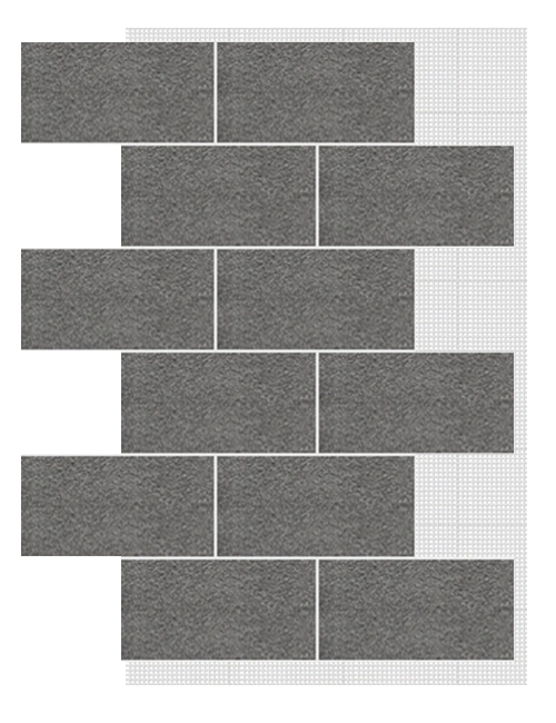 АМК панель блок на сетке, 203 - Темно-серый