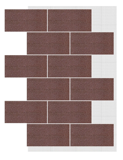 АМК панель блок на сетке, 302 - Коричневый