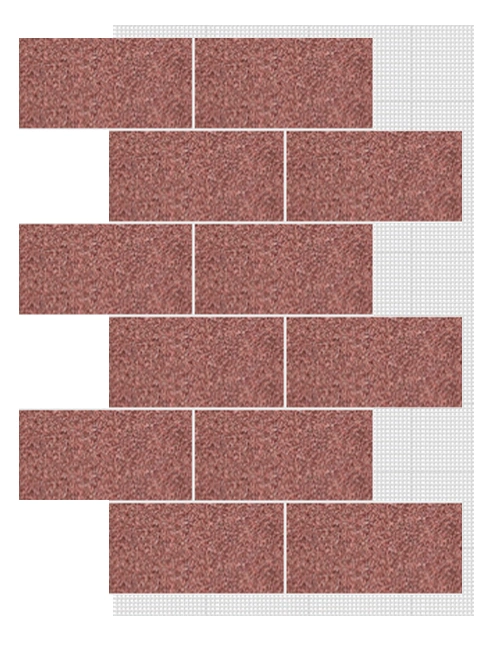 АМК панель блок на сетке, 402 - Красный