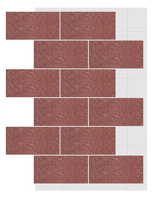 АМК панель блок на сетке, 403 - Красный