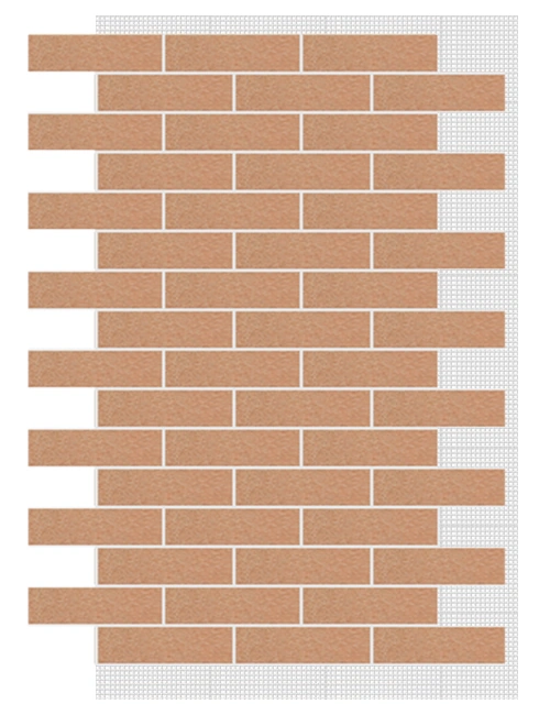 АМК панель кирпич на сетке, 103 - Темно-песочный