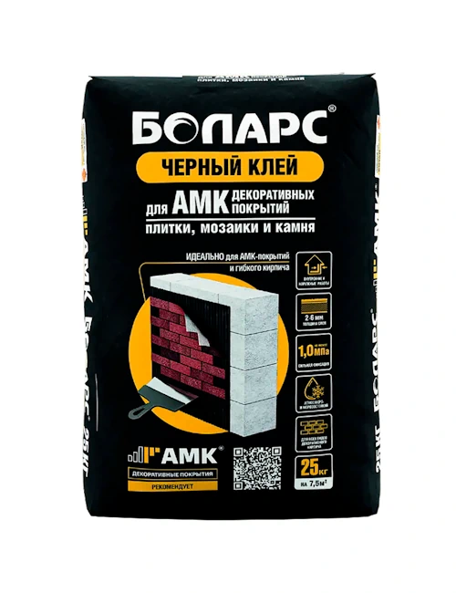 Клей Боларс черный для панелей АМК 25кг
