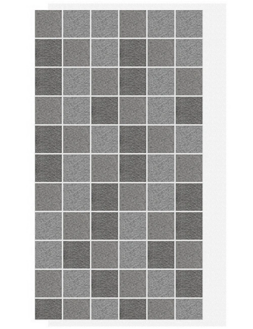 АМК панель мозаика на сетке, 200 - Серый микс