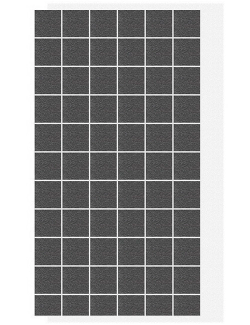 АМК панель мозаика на сетке, 204 - Графитовый