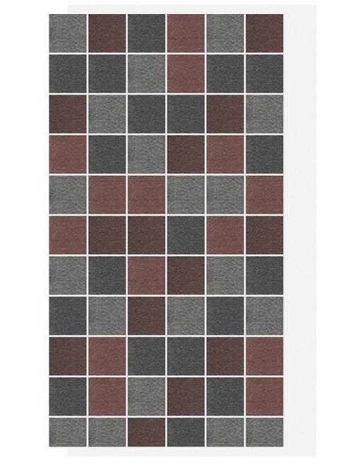 АМК панель мозаика на сетке, 322 - Серо-коричневый микс