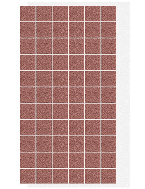 АМК панель мозаика на сетке, 402 - Красный