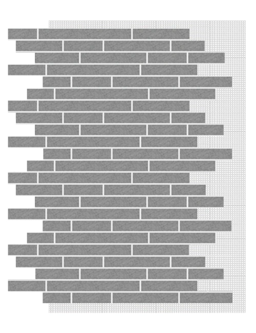 АМК панель ригель на сетке, 201 - Светло-серый