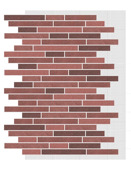 АМК панель ригель на сетке, 410 - Красный микс