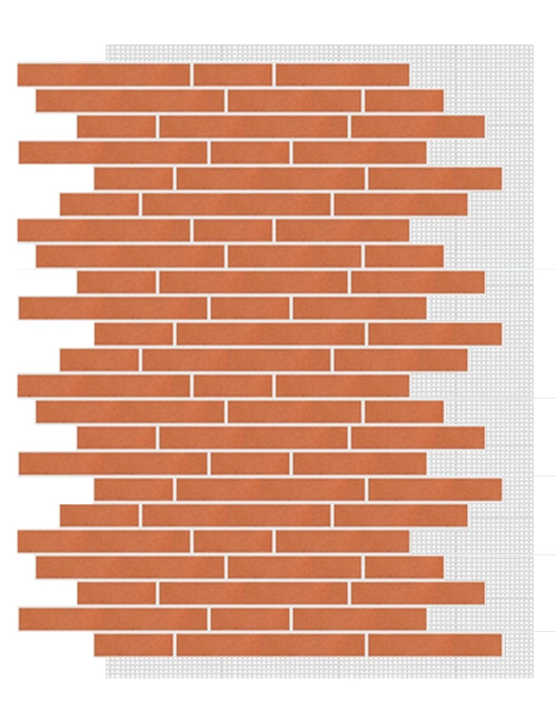 АМК панель ригель на сетке, 502 - Терракотовый