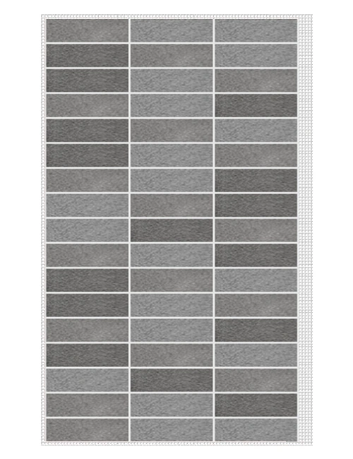 АМК панель ряд на сетке, 200 - Серый микс