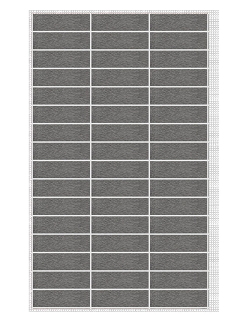 АМК панель ряд на сетке, 203 - Темно-серый