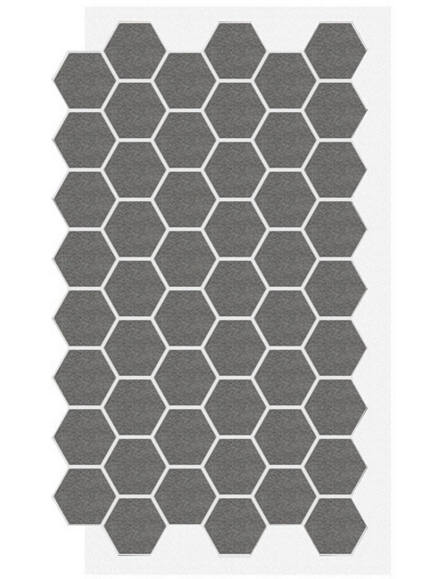 АМК панель соты на сетке, 203 - Темно-серый