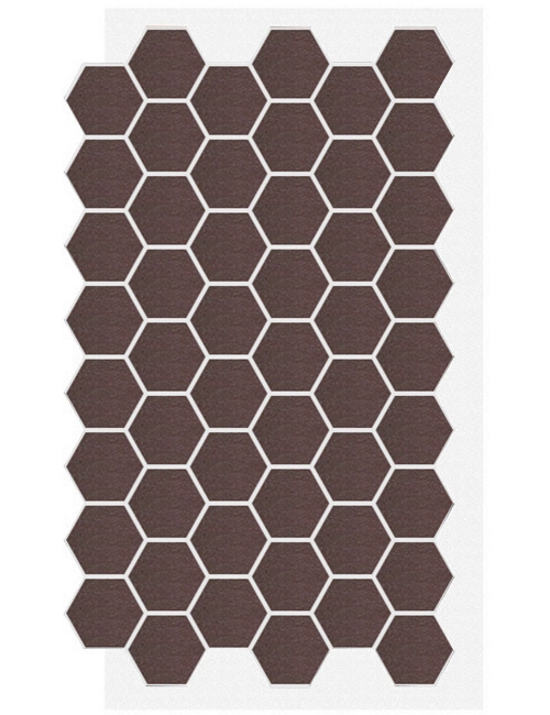 АМК панель соты на сетке, 303 - Темно-коричневый