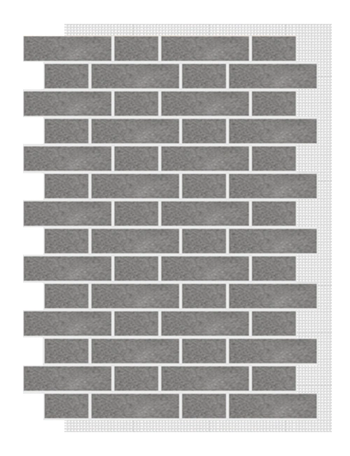 АМК панель тычок на сетке, 202 - Серый