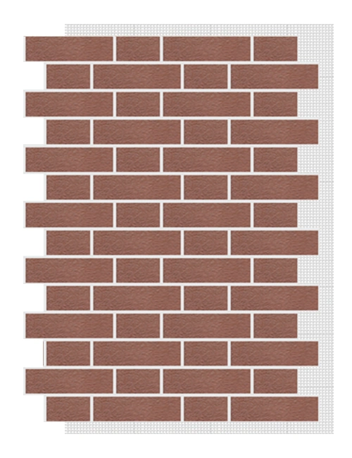 АМК панель тычок на сетке, 301 - Светло-коричневый