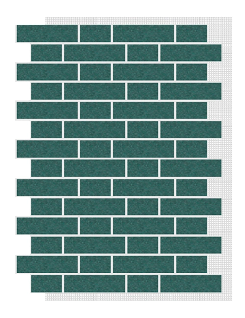 АМК панель тычок на сетке, 603 - Зеленый